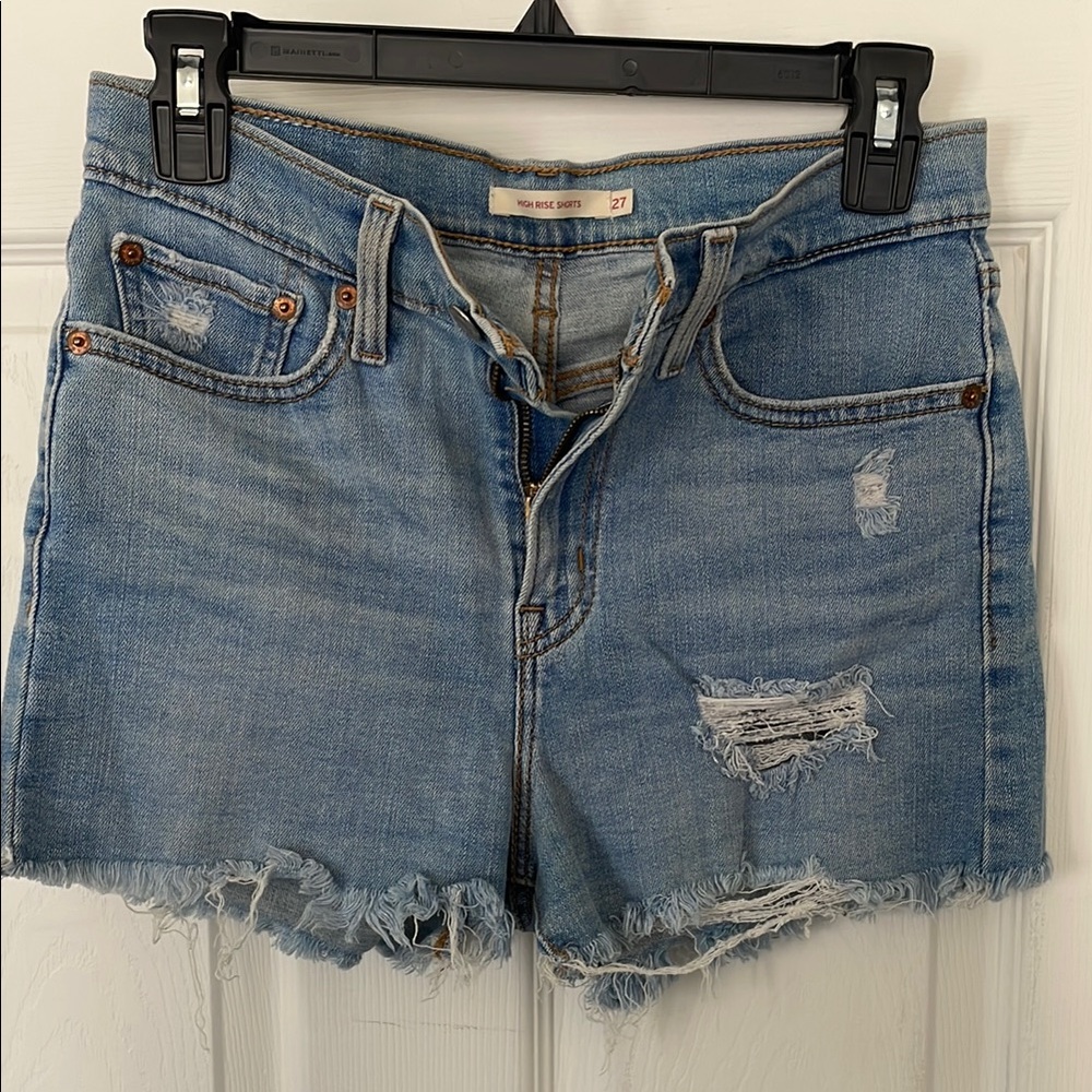 Women's Levi’s Distressed Denim Shorts